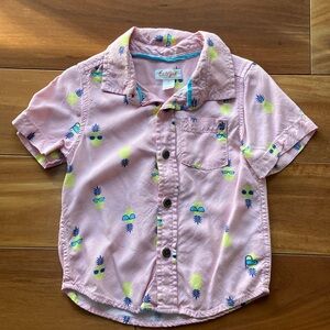 Cat & Jack Super Soft Button Down Shirt 2T